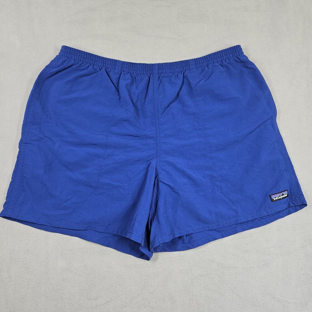 Patagonia Baggies Shorts Men XL Blue Mesh Lined Quick Dry Outdoor Hiking